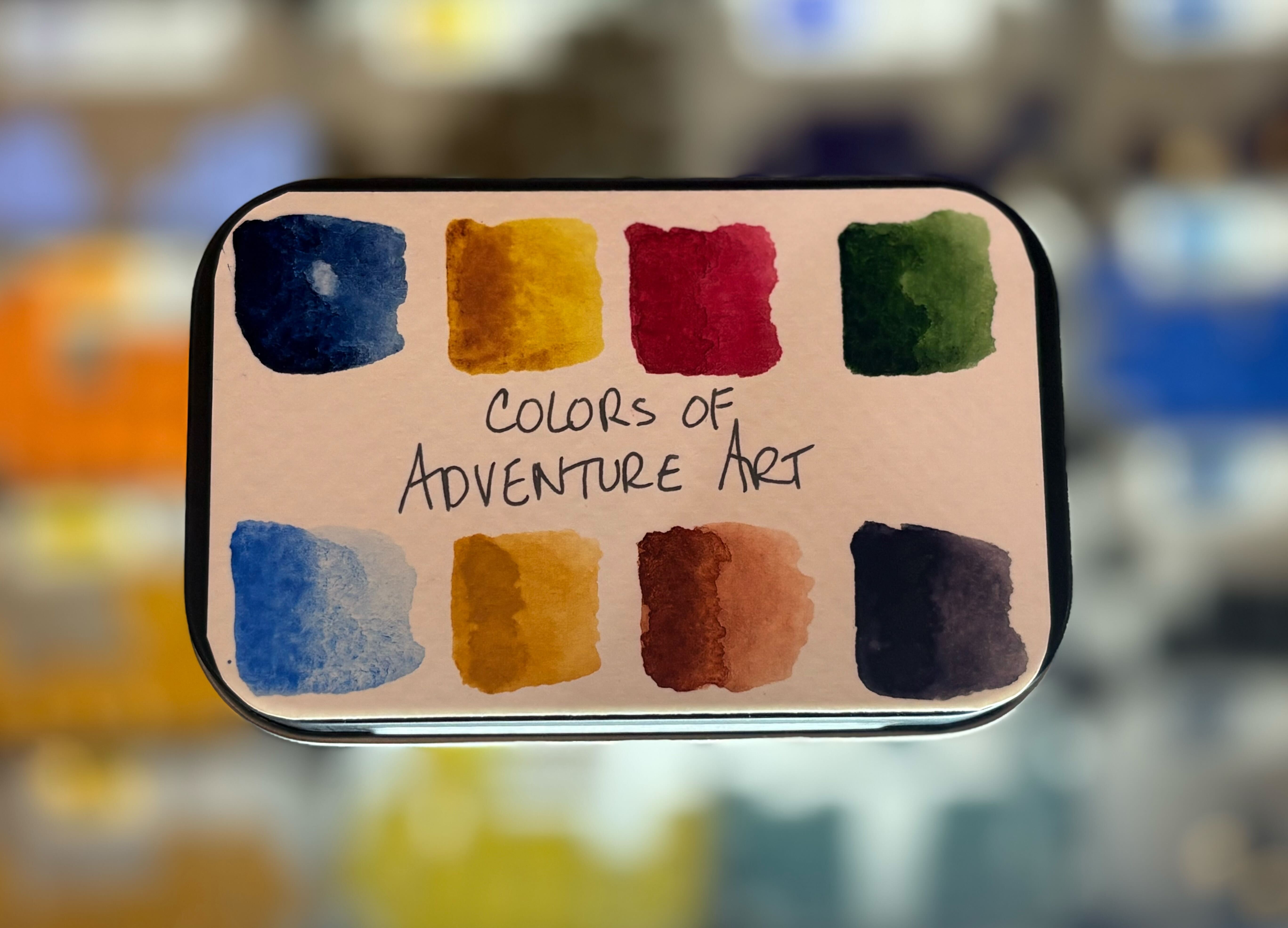 Colors of Adventure Art Palette | Adventure Art Eureka Springs